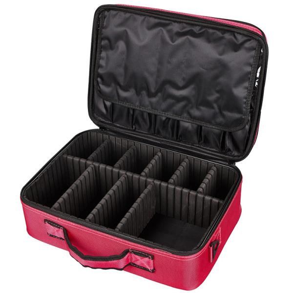 емкость случая красоты макияжа ткани Оксфорда большая