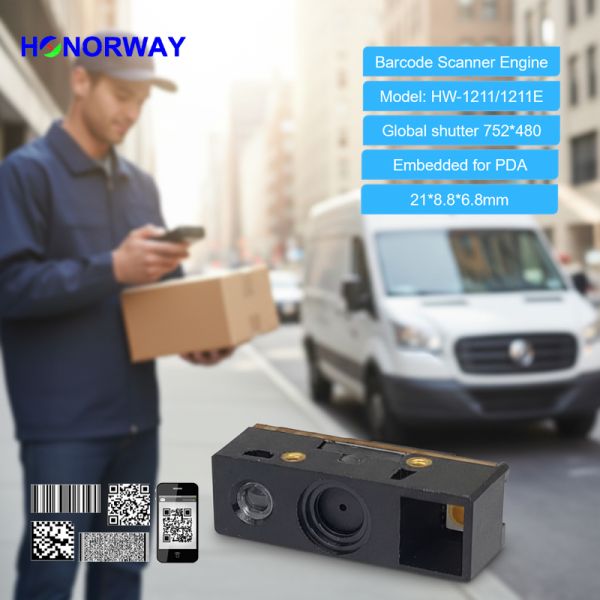 6.8mm Height QR Barcode Scanner Engine Ultra Slim For PDA And IoT Devices
