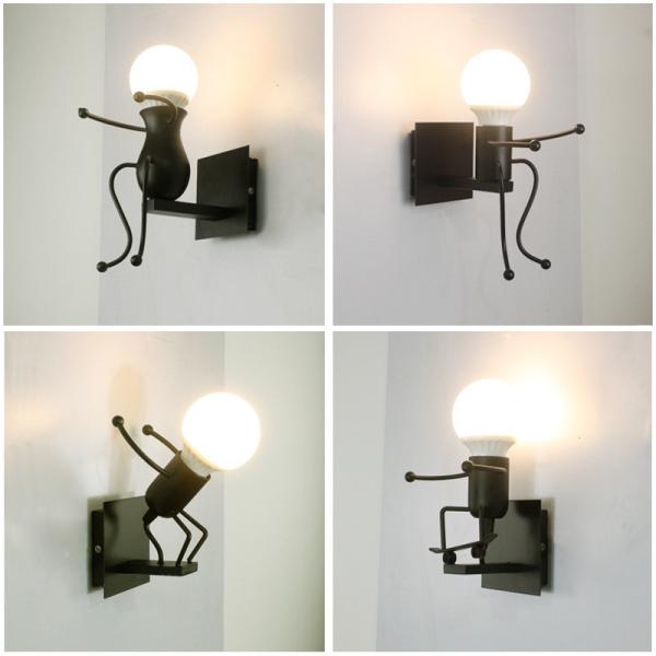 Human Shape Living Room Bed Side Stair Kitchen mini wall lamp(WH-OR-53)