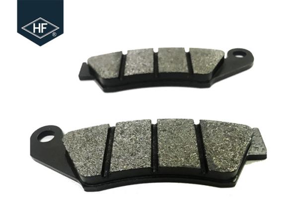 Less Metallic Oem Brake Pads , Black Motorcycle Racing Brake Pads CRM 250 Non Asbestos
