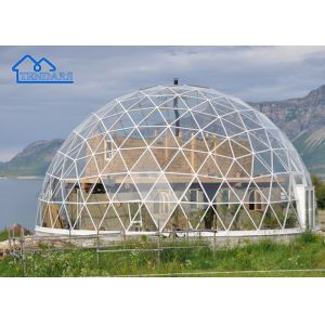 Insulated 10m Dia Commercial Dome Tent Galvanized Steel PVC Cover for Event Spaces