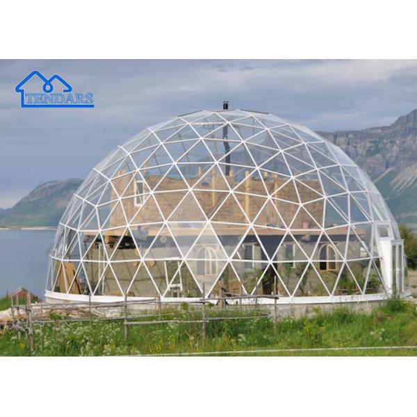 Insulated 10m Dia Commercial Dome Tent Galvanized Steel PVC Cover for Event Spaces