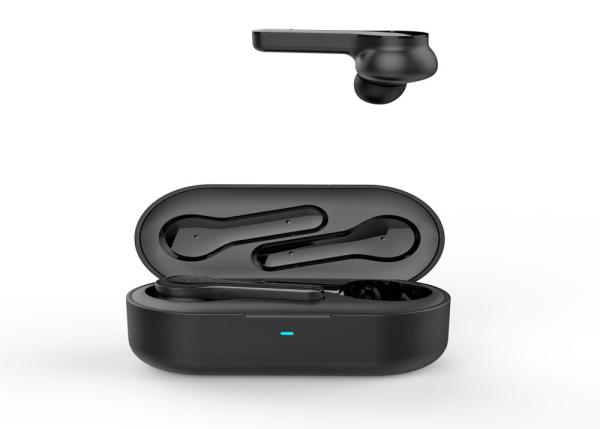 Headset stereo and wireless in ear earphones with 300mA Charging Case,all smart phone can use it DX-09
