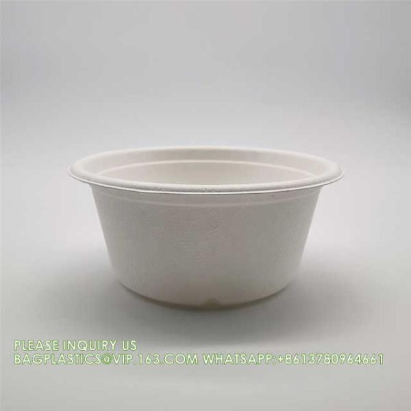 Eco Friendly Bowls 100% Compostable Disposable Biodegradable Sugarcane Bagasse Bowl