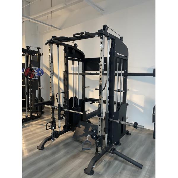 Home Exercise Fit Body Commercial Adjustable Pulley Leg Press Multi Gym Smith Machine