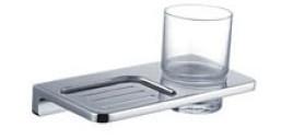 Soap dish with tumbler 1202 ,brass,chrome,glass dish for bathroom &kitchen,sanitary