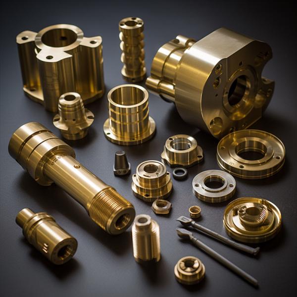 Промышленные части из латуни с ЧПУ, обрабатывающие, фрезерные, буровые