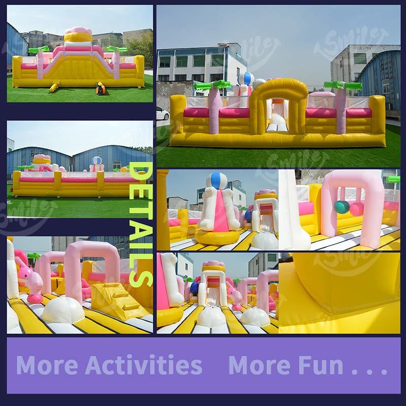 Durable PVC Inflatable Toddler Park Commercial Grade Bouncy Castle Playground for Outdoor Kids Event Party Rental