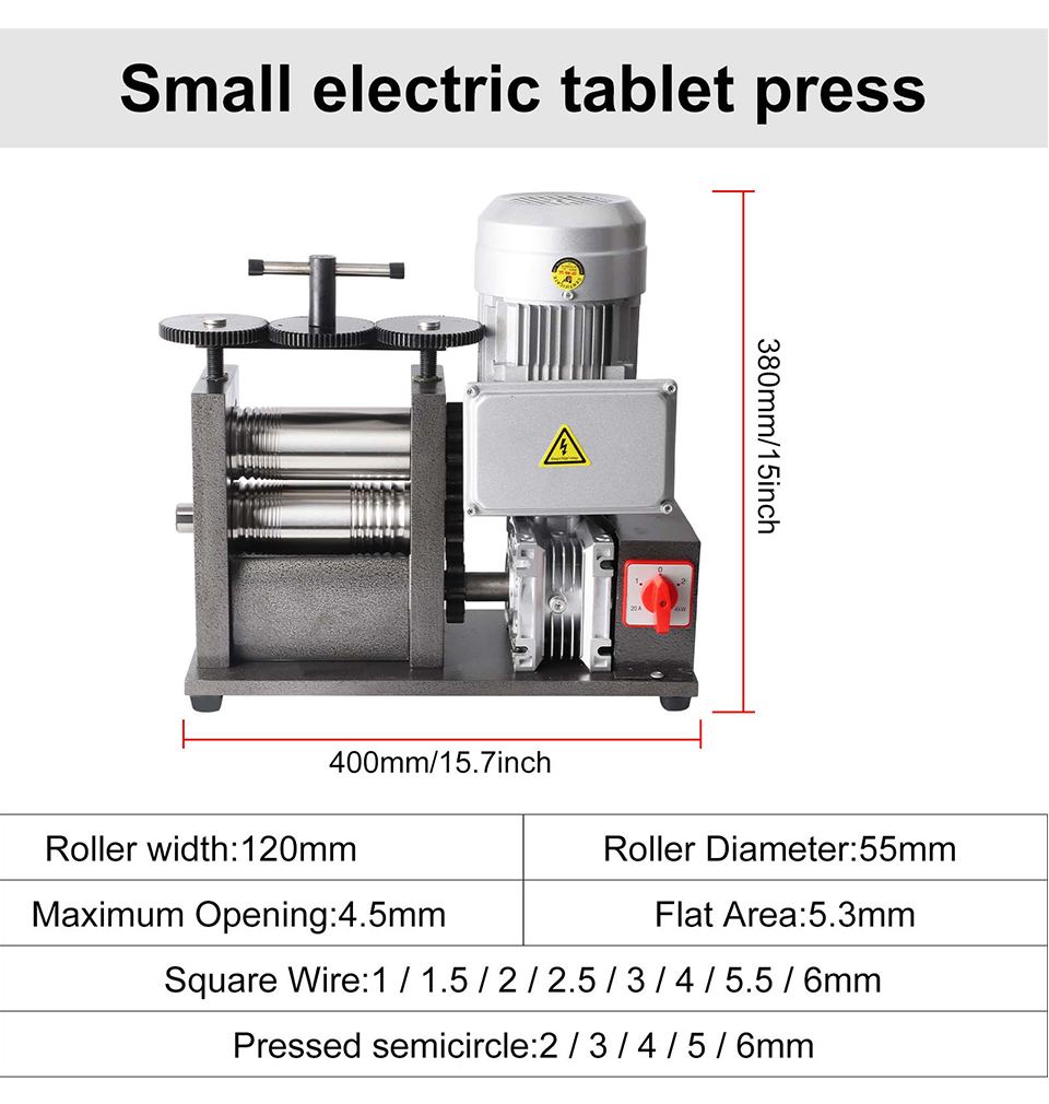 370W Goldsmith Rolling Mills Machines Электрический двигатель 1HP