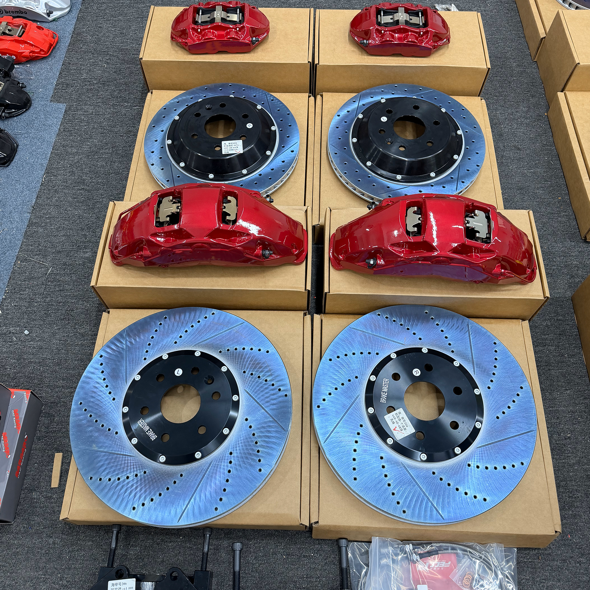Factory High Custom For 10N GT4 4Pot For Benz S350 OEM A0034205183 Big Brake Kit