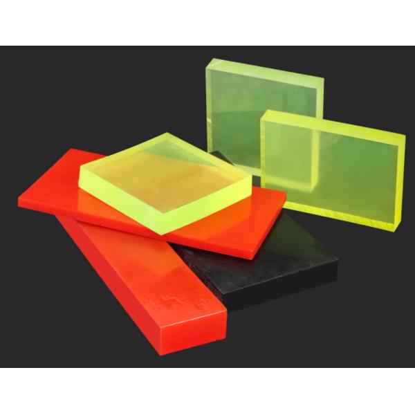 Colorful Polyurethane Sheet with 35-155KN/m Tear Strength, 75-95 Shore A Hardness, and Good Machining Performance