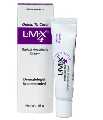 Creme anestésico indolor para maquiagem permanente