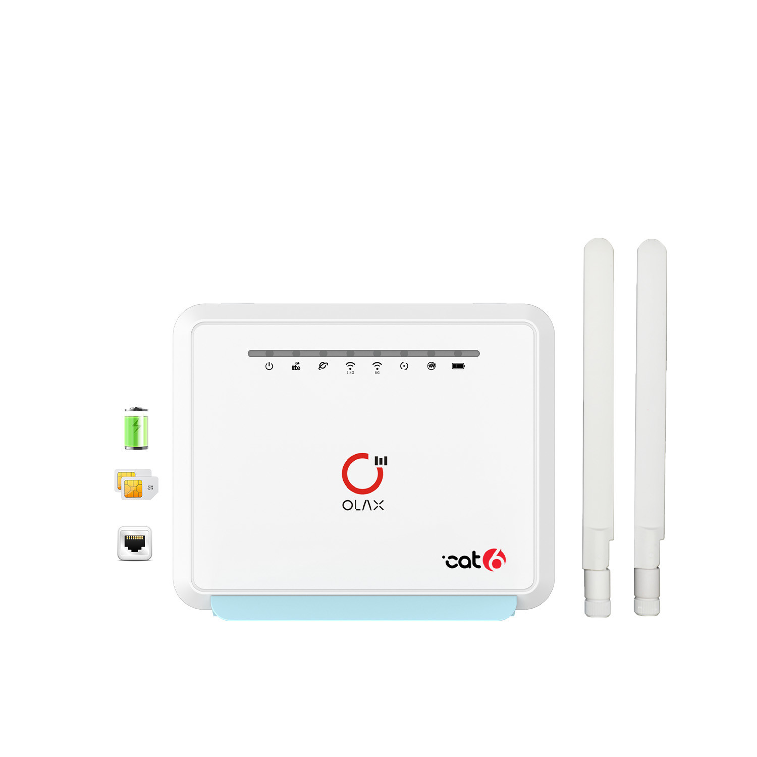 OLAX MC80 CAT6 Ethernet поддержка портативные Wi-Fi маршрутизаторы с стандартом сети IEEE 802.11b/g/n