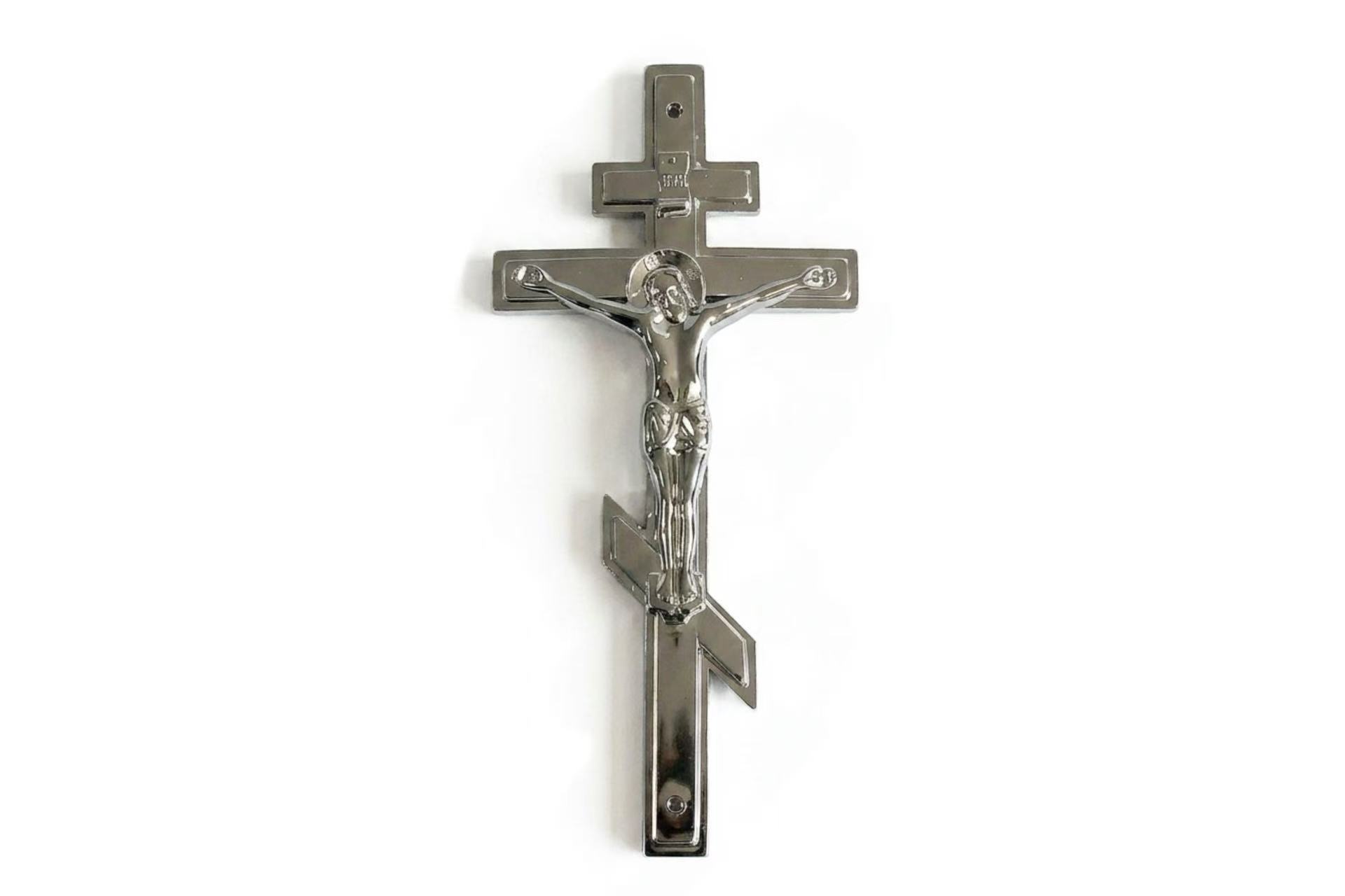 Jesus 11# Plastic Orthodox Coffin Cross Crucifix Funeral Hardware