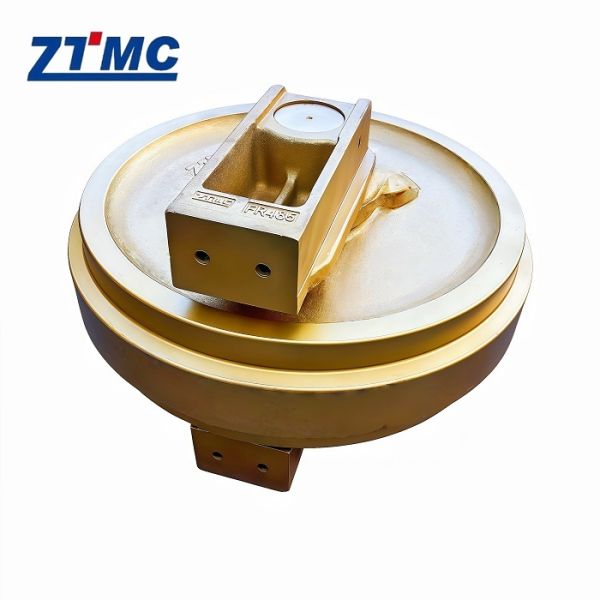 Excavator Front Track Idler Assembly For Zoomlion 500 Series With Cross Rib Reinforcement HRC 45-55