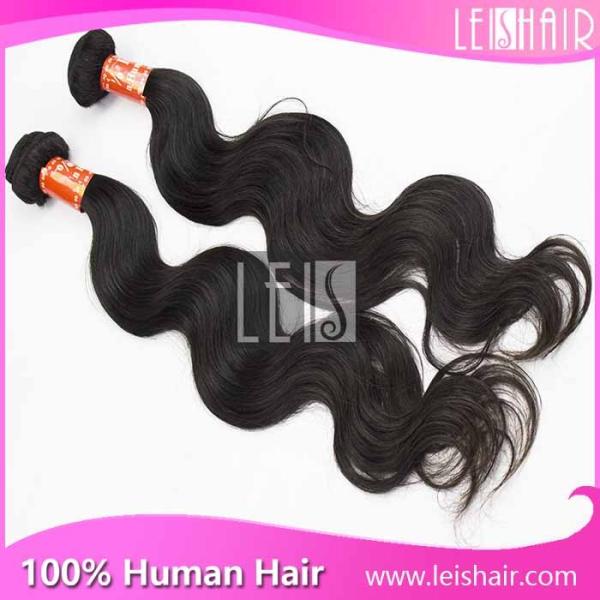 Easy to dye indian body wave remi hair weave wholesale