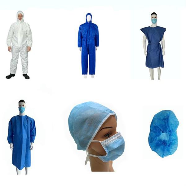 Good quality PE/SMS disposable Laboratory Isolation Gown different colors non woven medical visitor gown