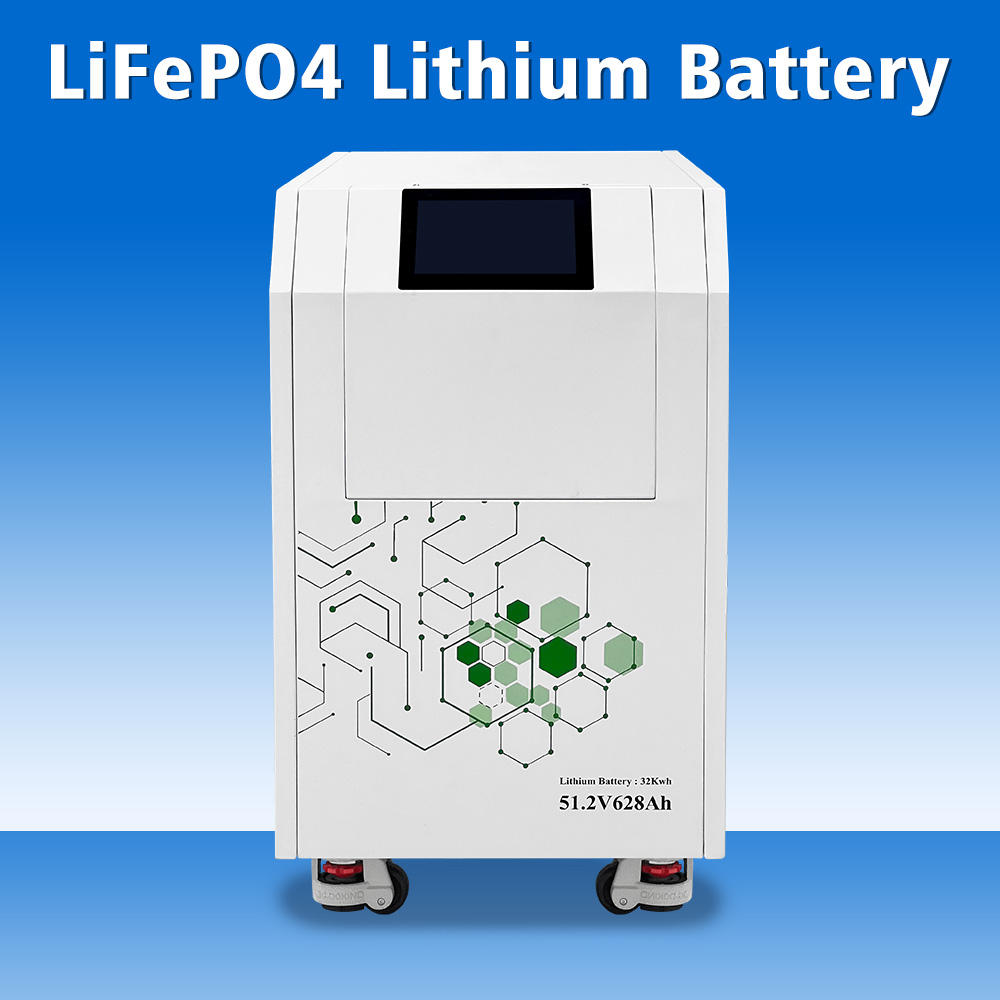 Mobile 32kWh Lithium Iron Phosphate Battery Built-in BMS For Off-Grid Solar PV