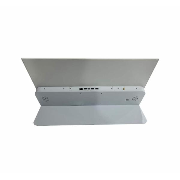 13.3 pulgadas mesa de escritorio super delgado quiosco pequeña señalización LCD digital en la mesa reproductor de publicidad wifi portátil