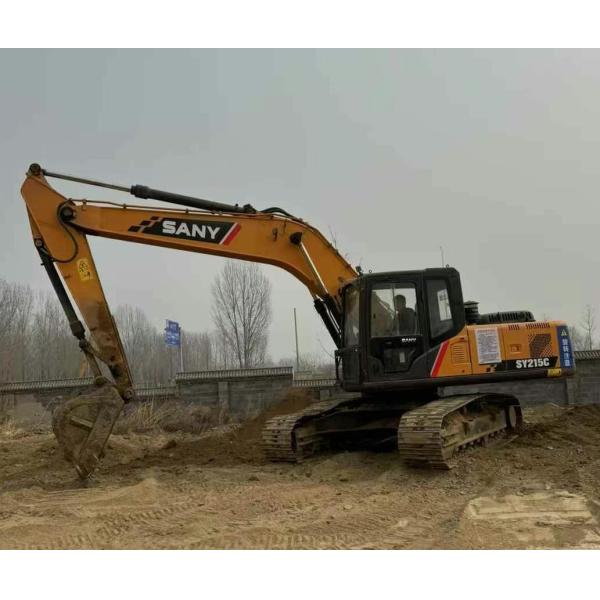 使用済み Sany SY215-9 クローラー 掘削機 重作業 建設 機械 信頼性の高い性能