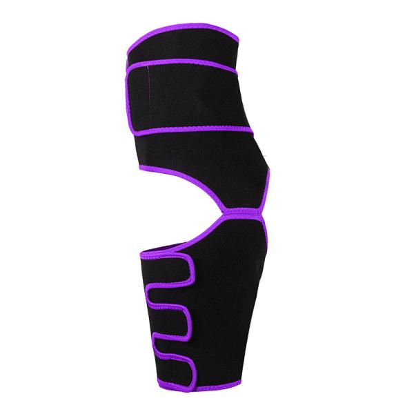 Cintura suada doce de Velcro roxo da cintura e do ajustador da coxa e ajustador suados doces MHW100118PU da coxa