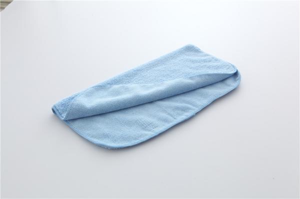 Light blue color microfiber microfibre car cleaning detailing towels/cloth