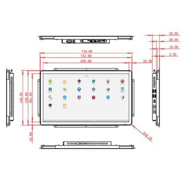 32-Inch Android Monitor for Smart City Solutions and Industrial Dashboards