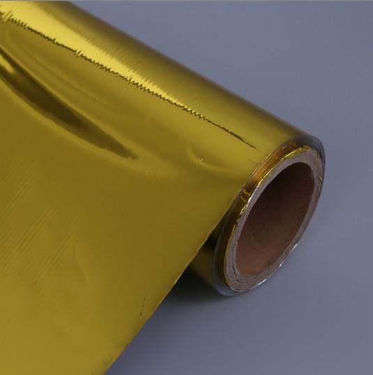 Colored Gold 12mic PET Film  Aluminized High Temperature Resistant