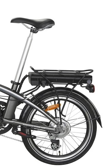 Max Distance 70km Folding Electric Bikes For Adults Rear Motor 36V 250W