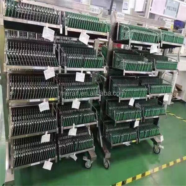 O carro de aço inoxidável por atacado do retorno do trole de Meraif ESD/ESD/PWB antiestático chapeia o trole do armazenamento