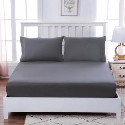 Hypoallergenic Cotton Bed Sheet Set All Season Sustainable Bed Linen Soft Luxury Sateen Feel