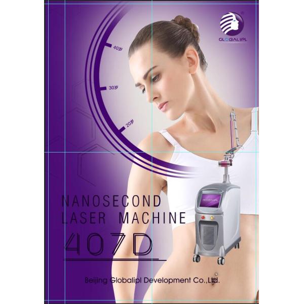 1-10HZ Frequency Q Switched Nd Yag Laser For Pigmentation / Laser Tattoo Removal Equipment