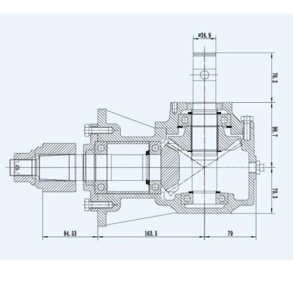 Conveyor Mill Machine Industrial Worm Gearbox Reducer
