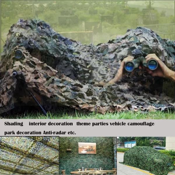 Customized Outdoor Camping Hunting Camouflage Netting Decoration Blind Cover Desert military camouflage net