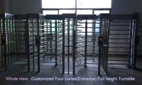 Torniquete completo da altura do estádio de Filipinas/porta biométrica da barreira do controle de acesso em exterior
