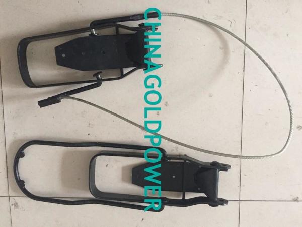 Black Powder Metal Fence Accessories Adjustable Gate Closer Corrosion Resistant
