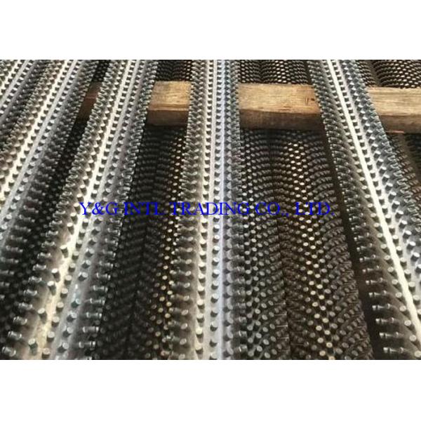 Carbon Steel / SS  Stud Finned Tube 10-45mm Height For Heat Exchanger