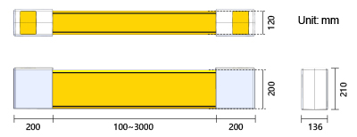 Керб прямые барьеры стойка конечный охранник стойка вертикальная защитный барьер безопасности противосопротивление ограждения
