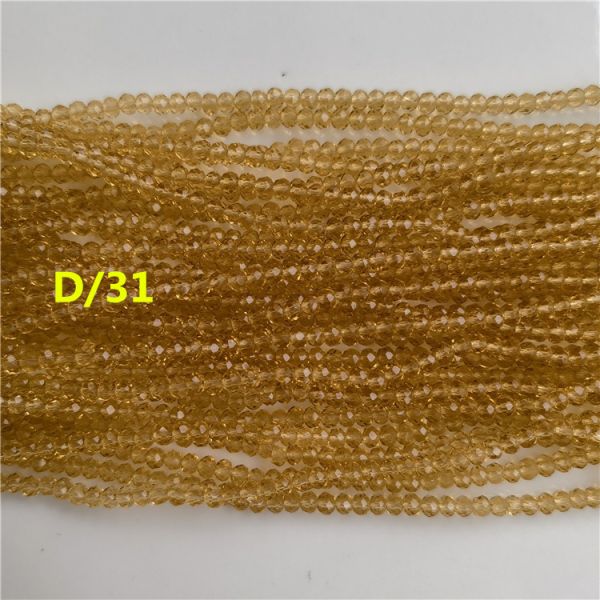 3mm Rondelle Crystal Beads Loose Glass Beads Crystal Beads for Jewelry Making
