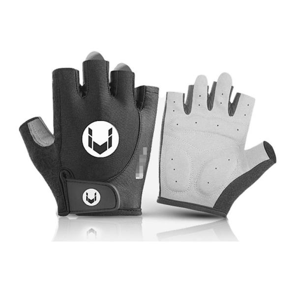 Anti-Slip Shock-Absorbing Summer Half Finger Motorcycle Gloves with Custom Design