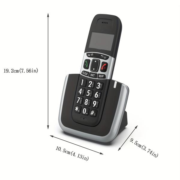 Cordless Phone Low Radiation with Answering Machine CallerID Display and Call Waiting