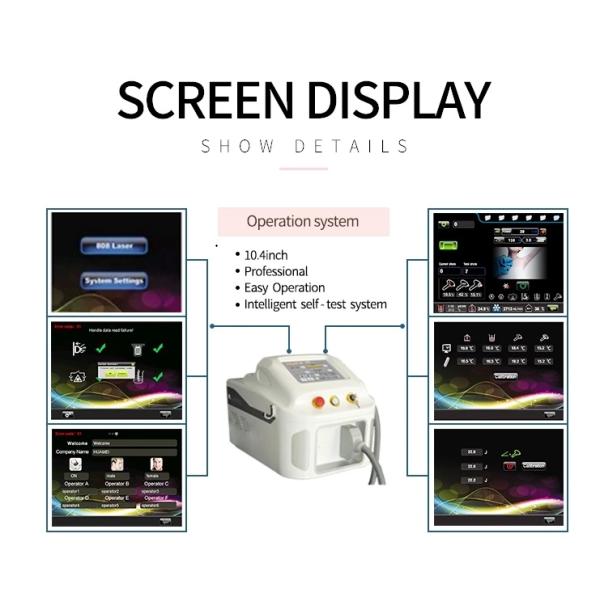 NO Q-Switch 808nm Diode Laser Hair Removal Machine for Medical Aesthetic Treatment