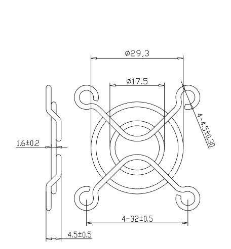 Safety Net 40x40mm IP40 4040 Fan Protection Cover For MK8