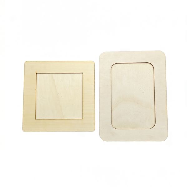 Custom Sublimation Wood Picture Frames With Stand DIY Gift For Couples Family Kids