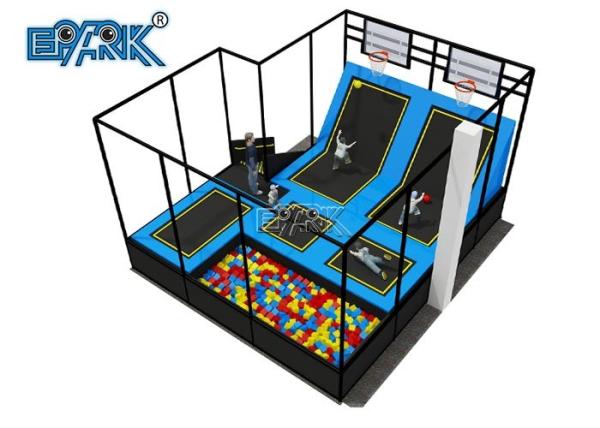 Indoor Trampoline Area Children Indoor Playground Adventure Equipment