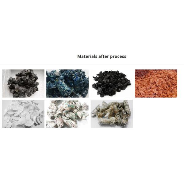 пластиковая Dewatering дробилка бутылки PP машины 300-1000kg/H пластиковая для повторно использовать