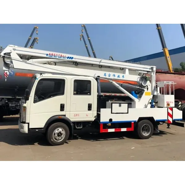 Sinotruk HOWO Truck Mounted 12m Aerial Platform Working Truck Bucket Lift Cherry Picker