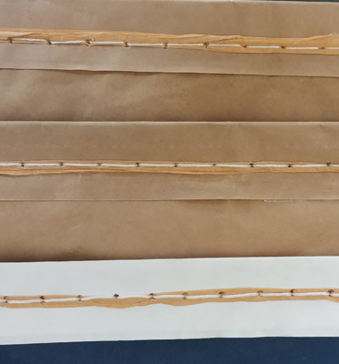 Промышленная пефорированная зашитая открытая печать 60г Флексо бумажных мешков Мултивалл рта - 120г/М2