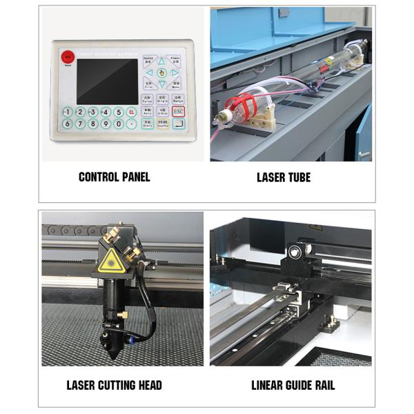 CO2 Laser Engraver 80W-200W for Water-cooled Wood Fabric Stone Paper Glass Acrylic Leather