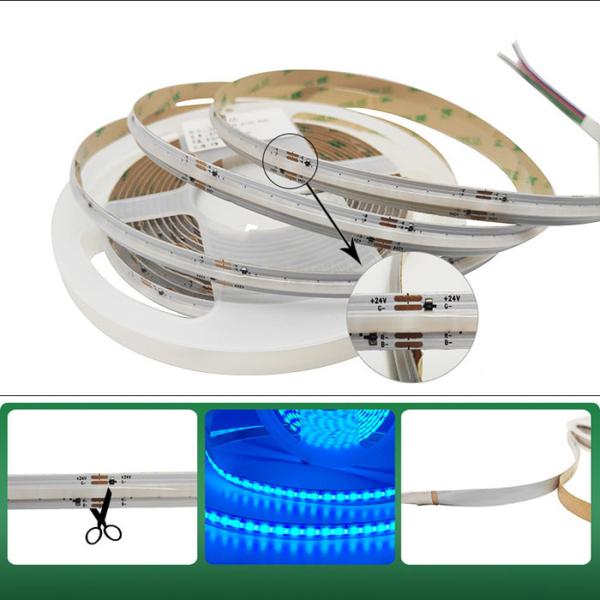 COB RGB LED Strip Light Dimmable 24V Chip On Board LED Strip Lights